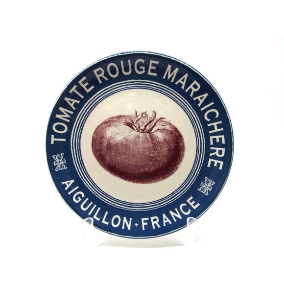Certified International Tina Higgins 8 3/4" Plate Tomate Rouge Maraichere France - Picture 1 of 13